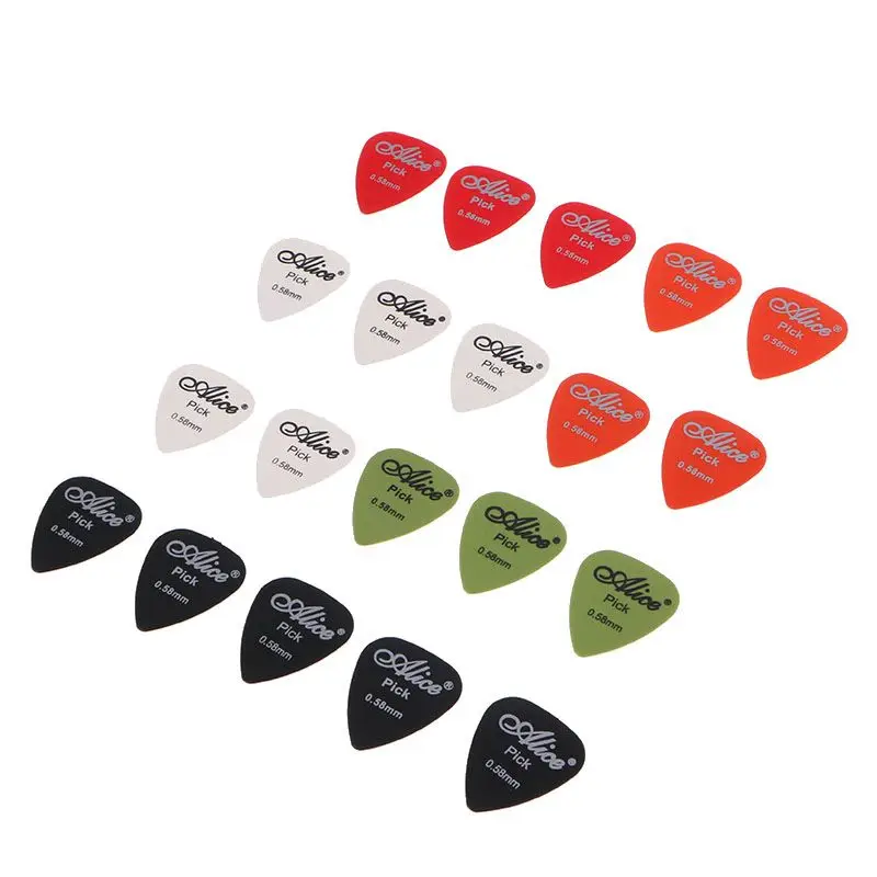 20 шт. гладкие нейлоновые медиаторы для гитары 0 58 мм | Спорт и развлечения