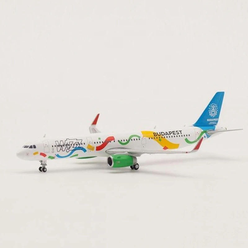1:400 масштаб Airbus A321 WIZZ венгерские авиалинии сплав самолетов модели самолета самолет дисплей Модель Коллекционная игрушка