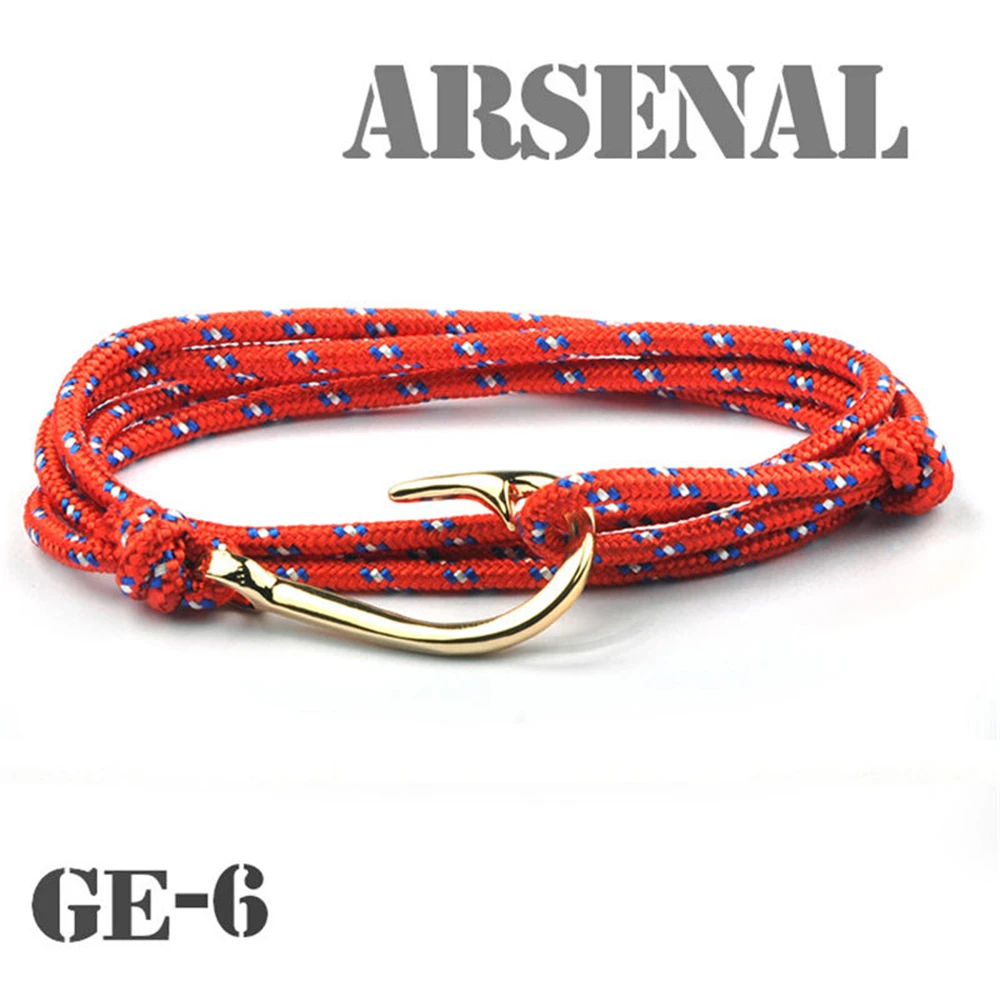 Браслет нейлоновый женский мужской Плетеный ручной работы | Украшения и