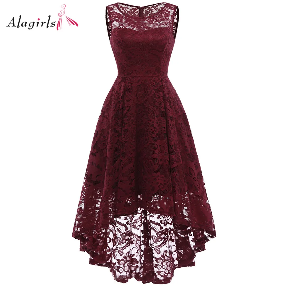 Короткое платье для выпускного 2020 недорогое фиолетовое с круглым вырезом