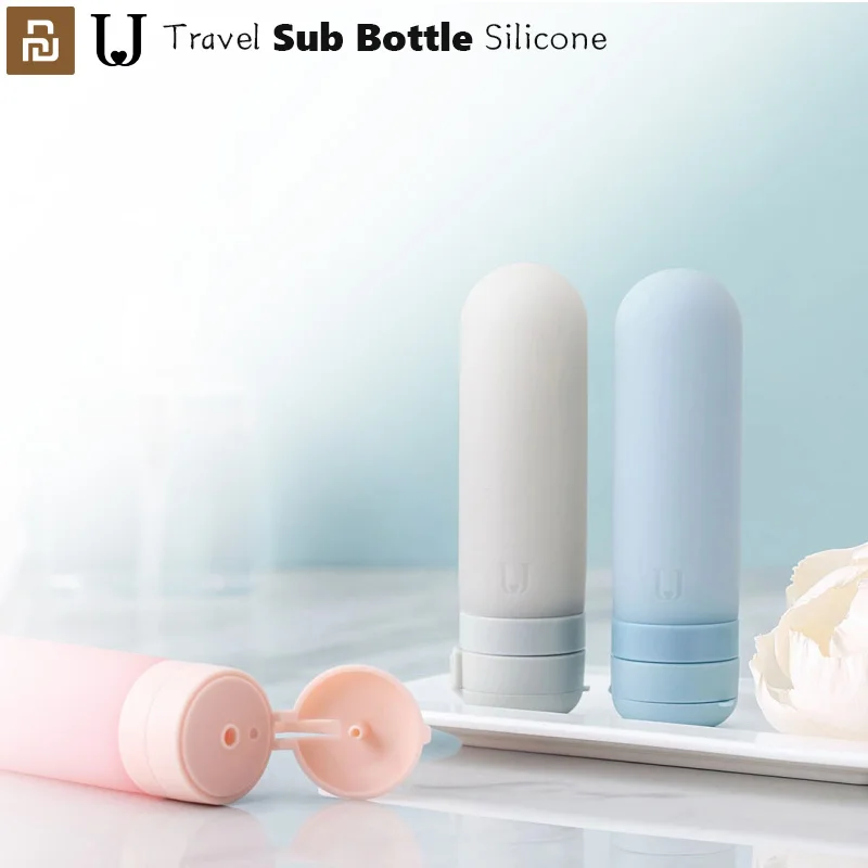 Youpin U Travel Sub Bottle Silicone Portable Easy Soft Skin Friendly полезный безопасный 50 мл x 3 шт. синий