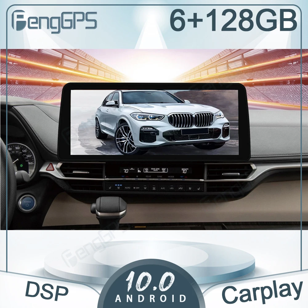 

Автомобильное радио 6 + 12,3G Android 128 10,0 для Toyota Sienna 2021 + Автомобильный GPS-навигатор мультимедийный плеер Carplay Bluetooth