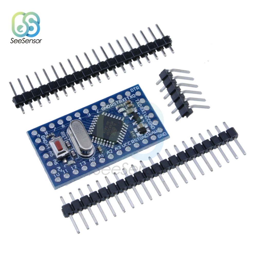 Модуль Pro Mini atmega328 ATMEGA328P модуль 5 в 16 МГц с кварцевыми штифтами-генераторами для