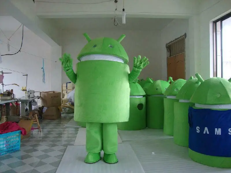 2019 Android костюм робота-талисмана косплей телефон парад профессиональный реклама
