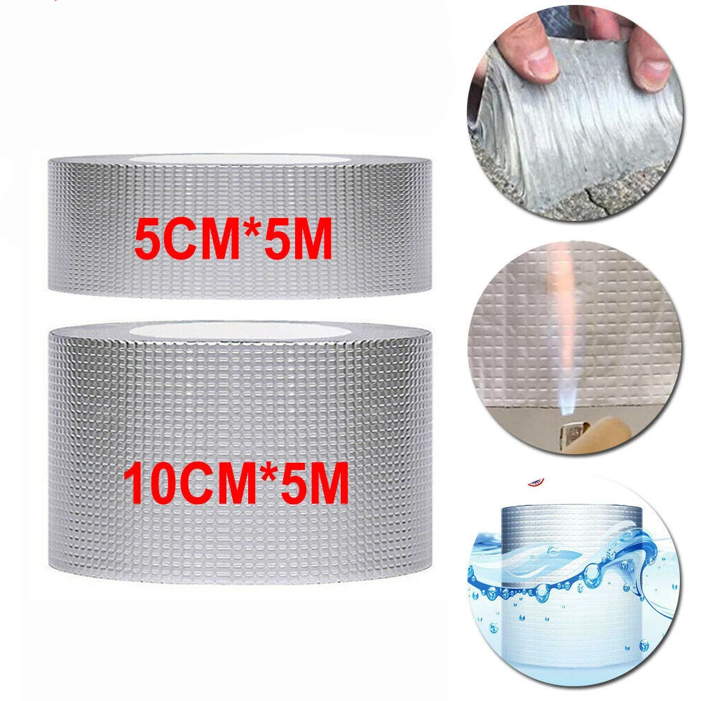 1x супер водонепроницаемая лента бутиловое уплотнение резиновая Алюминиевая