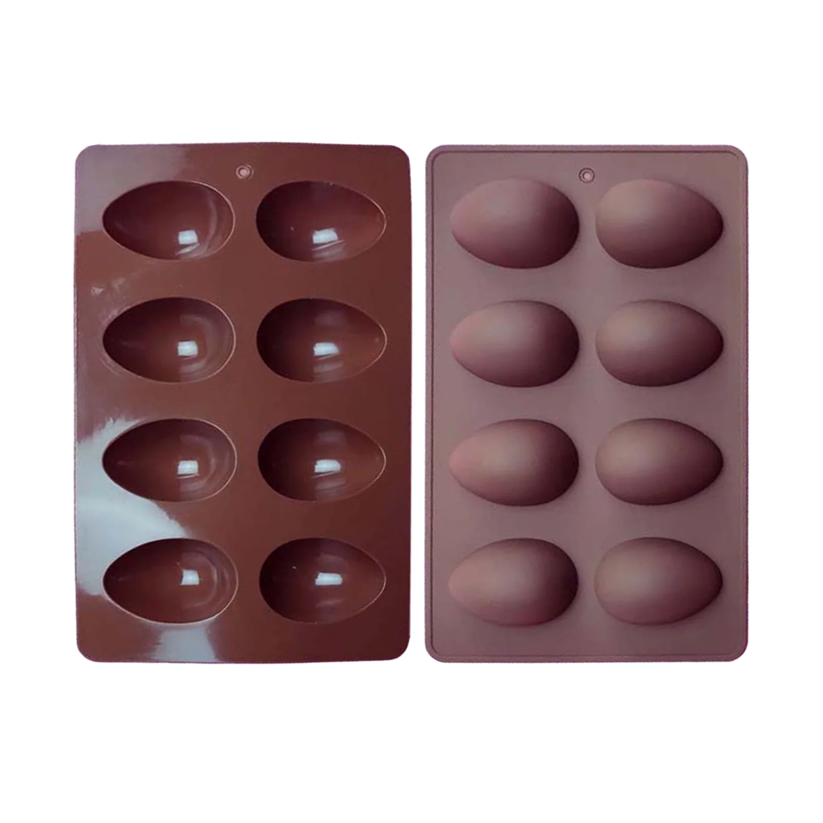 

10 Cavity Easter Eggs Shaped Silicone Chocolate Molds Fondant Molds Cookies Bakeware Tools Baking Jello Pudding Ice Tray Mould