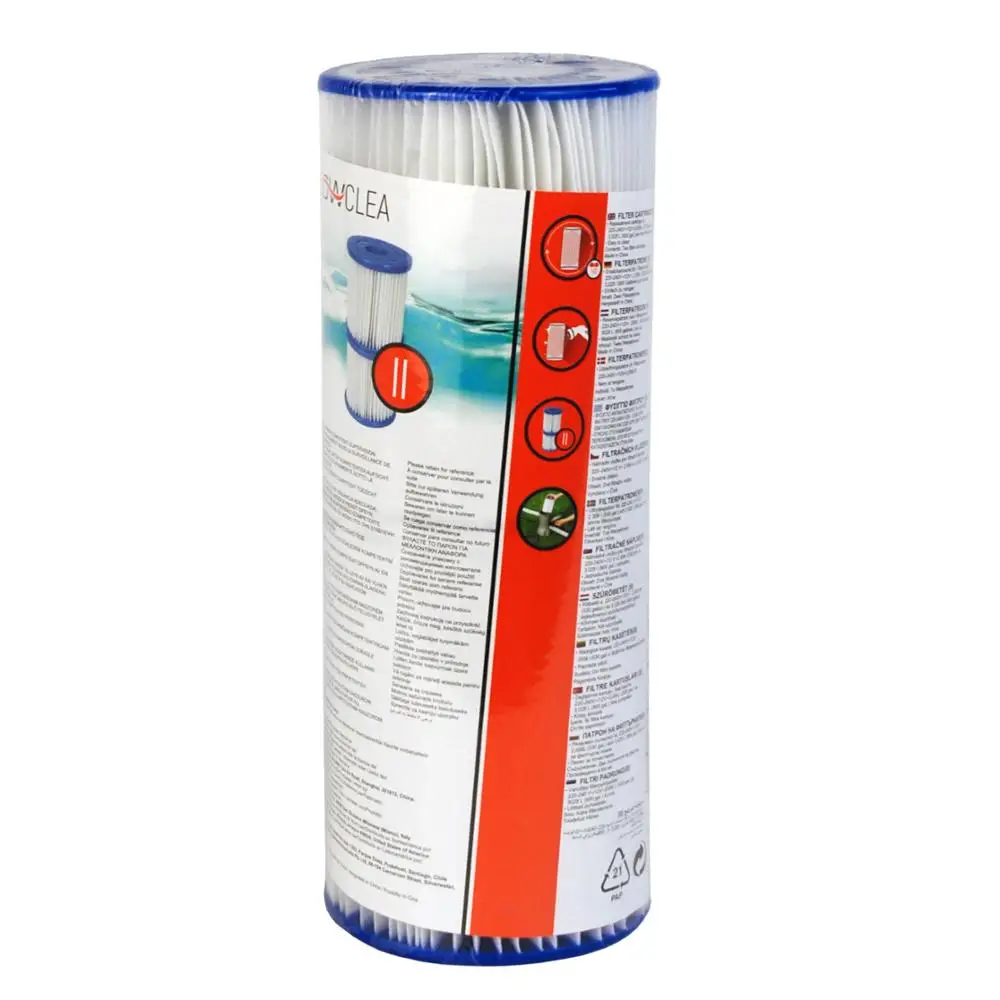 Swimming Pool Filter Cartridges 58094 2pcs Pack Washable | Спорт и развлечения