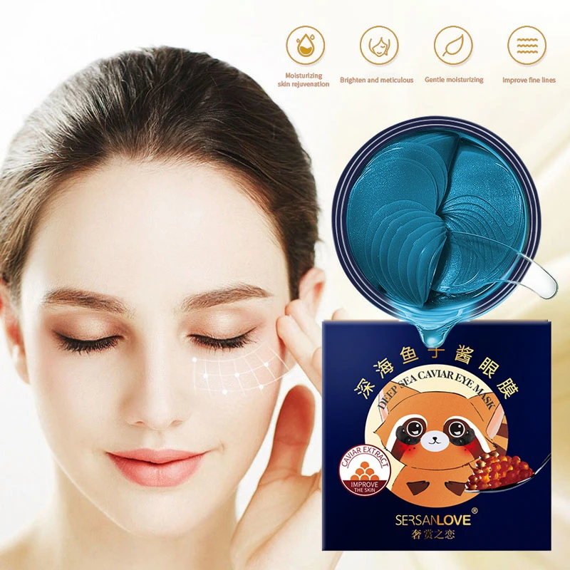 

60pcs Moisturizing Eye Mask Patch Crystal Collagen Anti-Wrinkle Anti Aging Remove Dark Circles Fades Eye Wrinkles Eye Care TSLM1