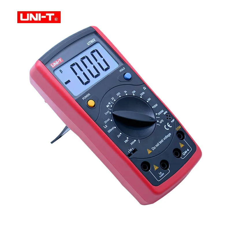 UNI-T UT602 цифровой профессиональный измеритель емкости индуктивности LCR метр Транзистор Диод Непрерывность зуммер