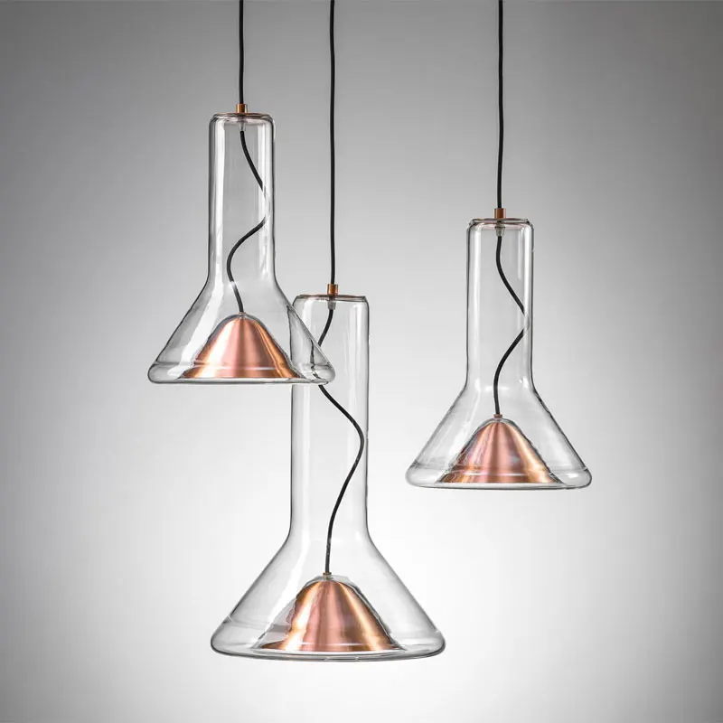 

Nordic Modern Glass Horn Chandelier Restaurant Bar Coffee Shop Clothing Store Glass Chandelier Dinning Room Lights Pendant Light