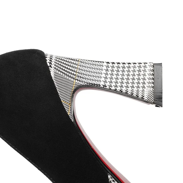 Туфли лодочки женские на высоком каблуке заостренный носок однотонные узор