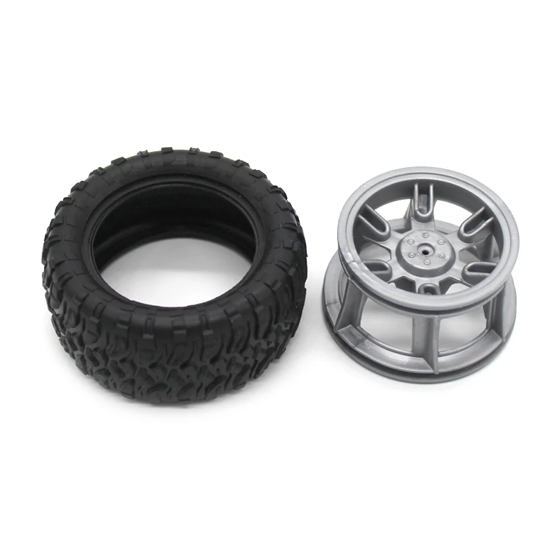 

3*60mm rubber tyre wheels 3mm holes DIY toy car soft tread wheels model