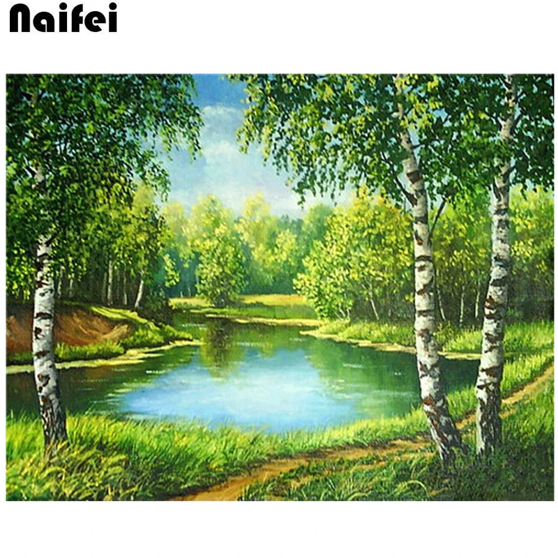 5D DIY алмазная живопись природные пейзажи Вышивка крестом полная Алмазная вышивка