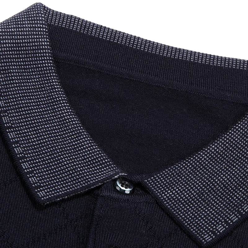 Рубашка-поло мужская повседневная для фитнеса брендовая футболка с длинным