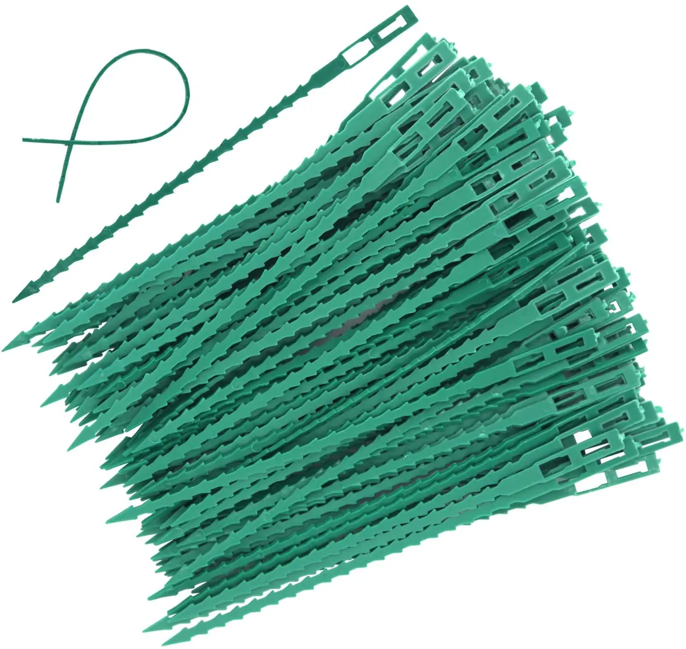 

30/50/100/200Pcs Reusable Garden Cable Ties Plant Support Shrubs Fastener Tree Locking Nylon Adjustable Plastic Cable Ties Tools