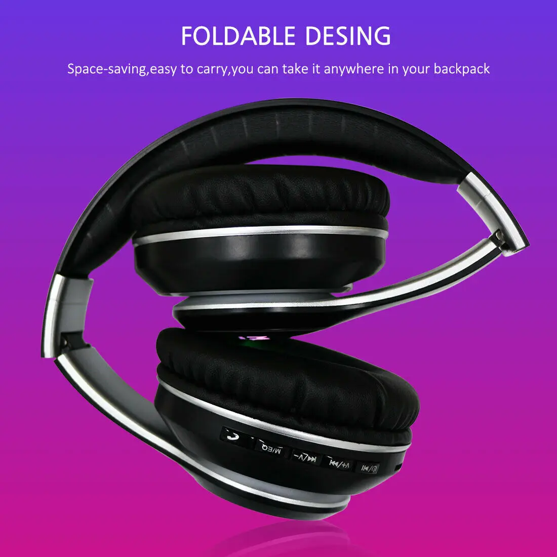 Kowkaka светодиодный светильник беспроводные Bluetooth наушники стерео звук игровые с