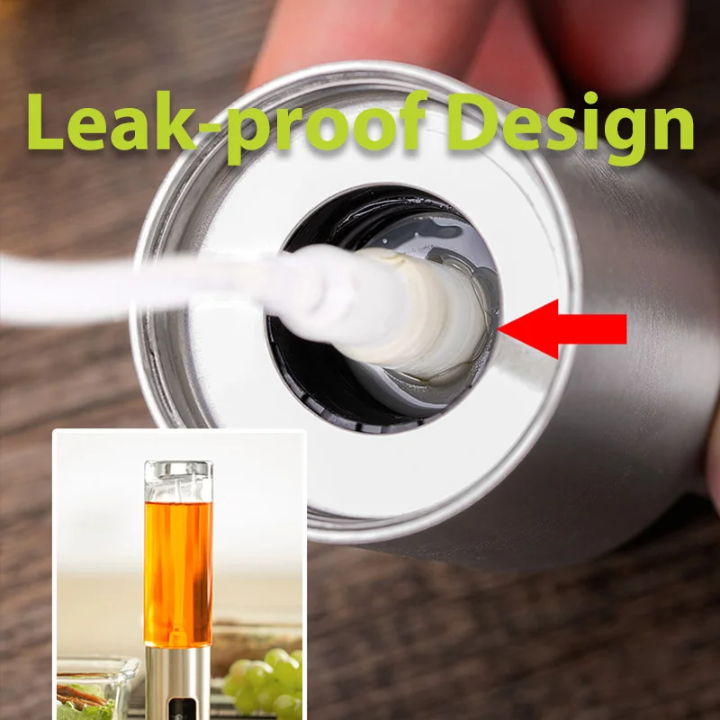 Стеклянный кухонный распылитель для оливкового масла бутылки с распылителем