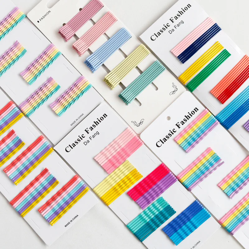 

Candy Color Bobby Pin Frosted Hair Clip Minimalist Basic Side Clip Headdress Color Hair Clips Hair Accessories Barrettes