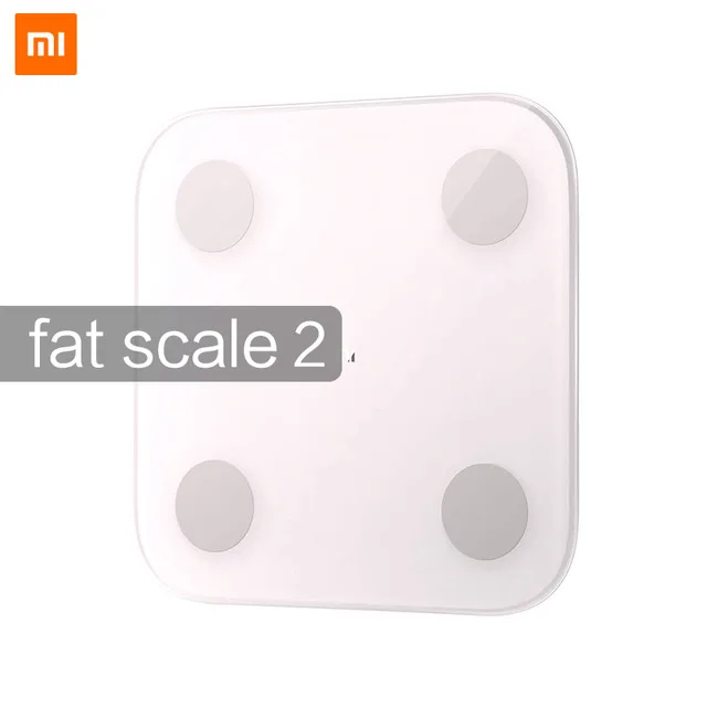 fat scale 2 Новая Оригинальная Xiaomi mi смарт-шкала жира 2 с приложением mi fit и монитором композиции тела со скрытым светодиодный дисплеем шкала жира - Цвет: fat scale 2