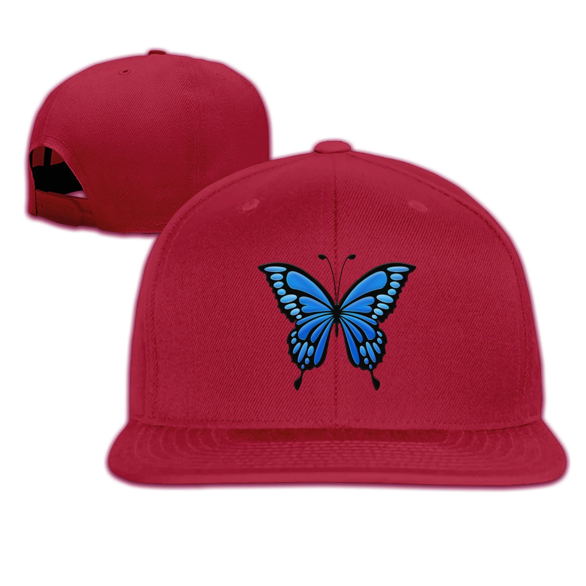 

Blue Butterfly man women's Fashionable breathable Baseball Cap