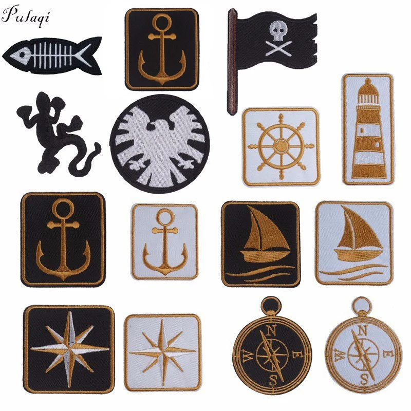 Нашивки с вышивкой в стиле панк рок для одежды нашивки самостоятельного