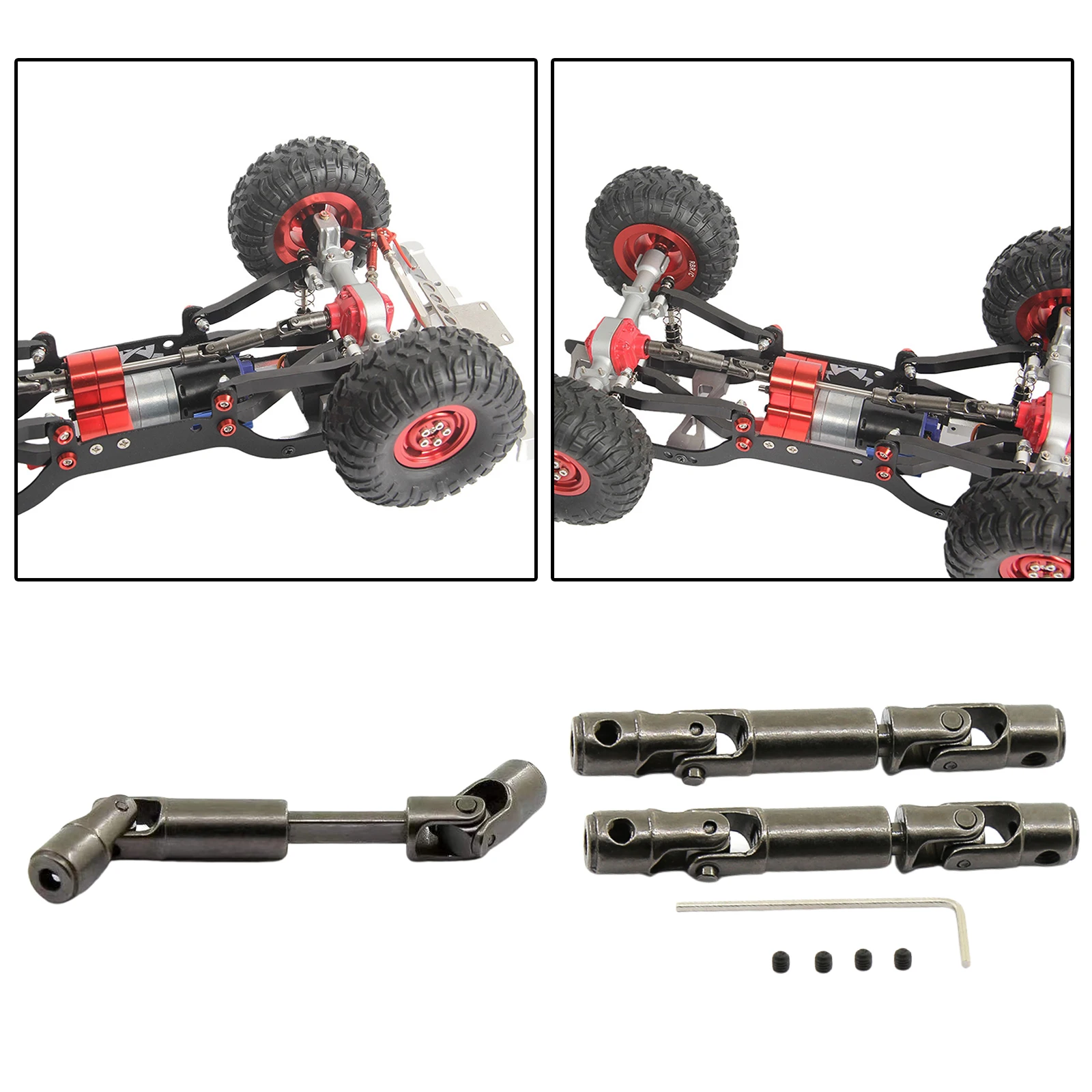 

Приводной вал для WPL D12 1/16 C14 C24 C34 RC Truck Titanium