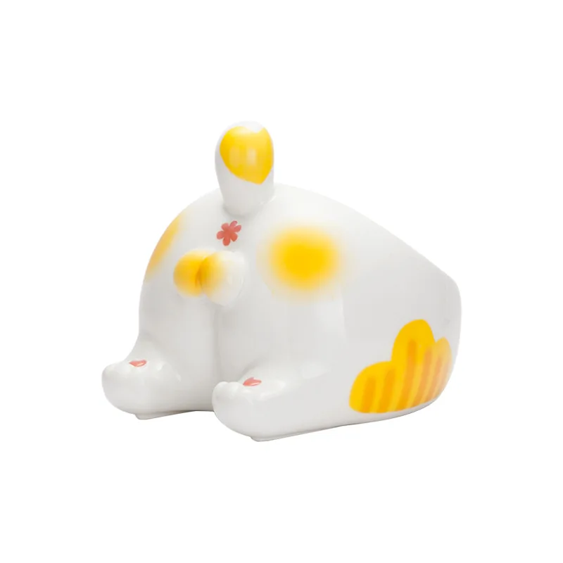 

Spot new product butt egg egg pet bowl ceramic cat bowl protects the cervical spine easy to clean tall pet food bowl