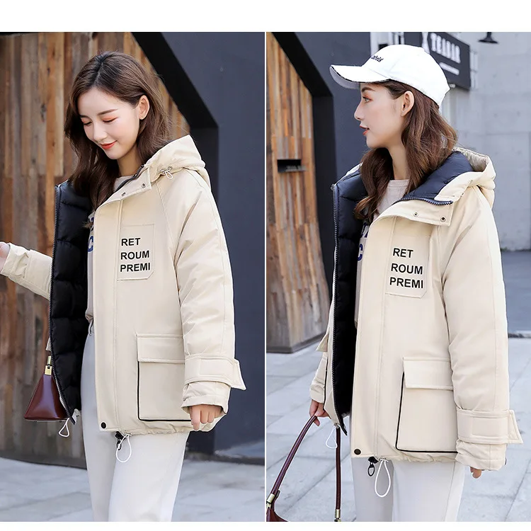 Abrigos Mujer Invierno Short Winter Jacket Women Fur Cotton Padded Jacket Female Parka Womens Jacket Winter Coat for Woman