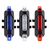 bicycle light waterproof rear tail light led usb style rechargeable or battery style bike cycling portable light