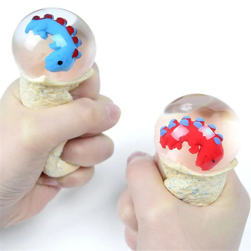 

Surprise Dinosaur Eggs Anti Stress Grape Ball Squeeze Relief Vent Toy Kids Toy