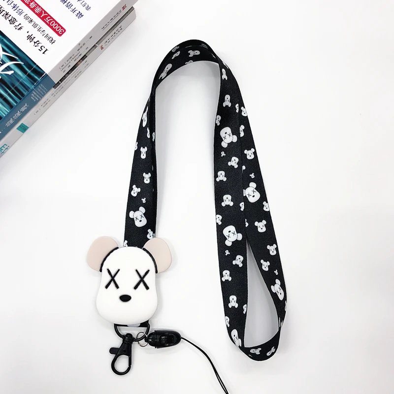 13 Милый мультяшный брелок ремешки на шею для ключей ID Card Pass Gym USB Phone lanyard DIY - Цвет: 13