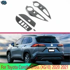 Для Toyota Corolla Cross (XG10) 2020 2021 углеродное волокно Стиль Дверь Окно подлокотник Крышка переключатель панель отделка молдинг украшение