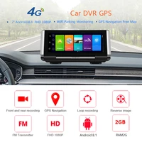 voodol car dvr rearview mirror 2g16g android 8 1 dash cam gps 1080p auto dashboard car video driving camera recorder