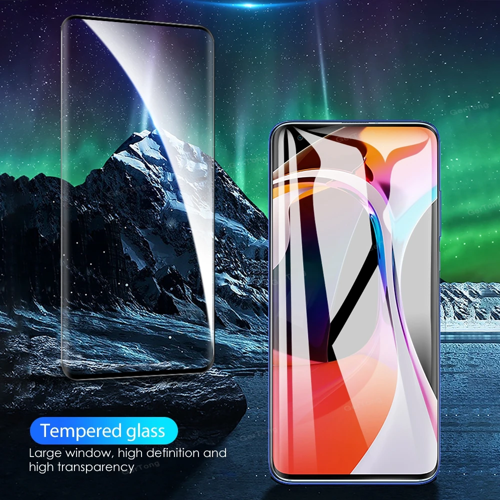 Full Cover Screen Protector Glass For Xiaomi Mi 10 Pro Mi10 Lite Note Tempered Toughened Protective | Мобильные телефоны и