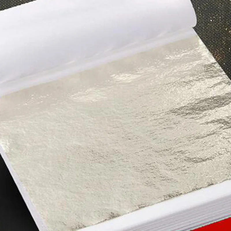 Золотые/серебряные листы в форме листьев 100 шт. | Дом и сад