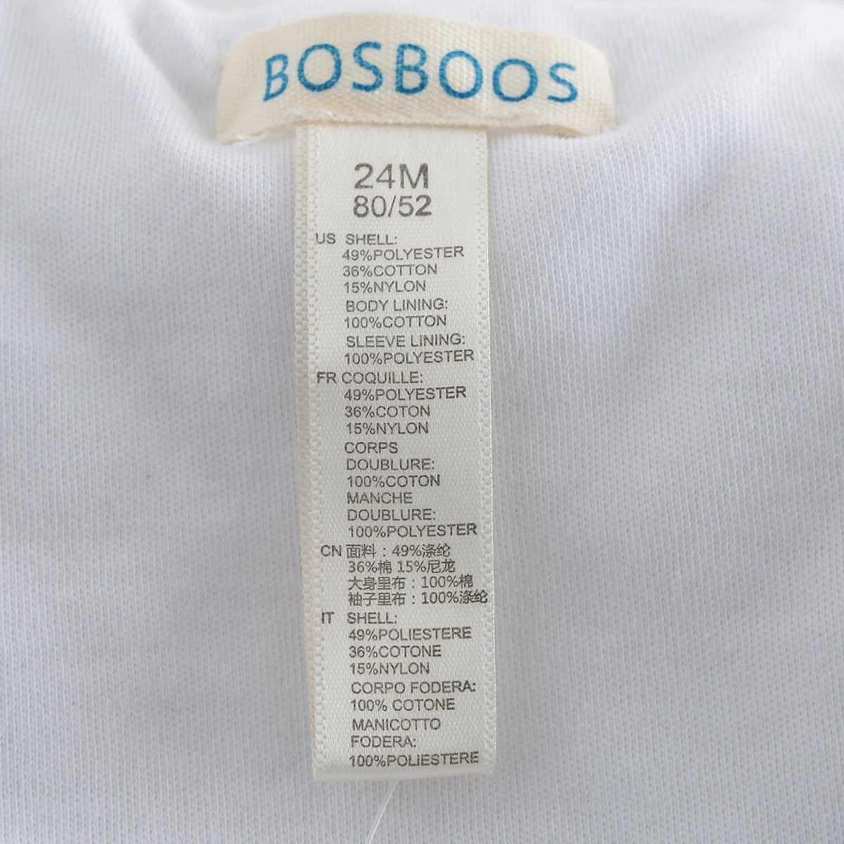 BOSBOOS/детский однотонный вязаный кардиган из 100% хлопка для маленьких девочек и