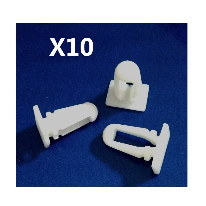 

10 Pieces Nylon Door Trim & Scuff Plate Moulding Clip Retainer for Audi for VW OE#191-853-577