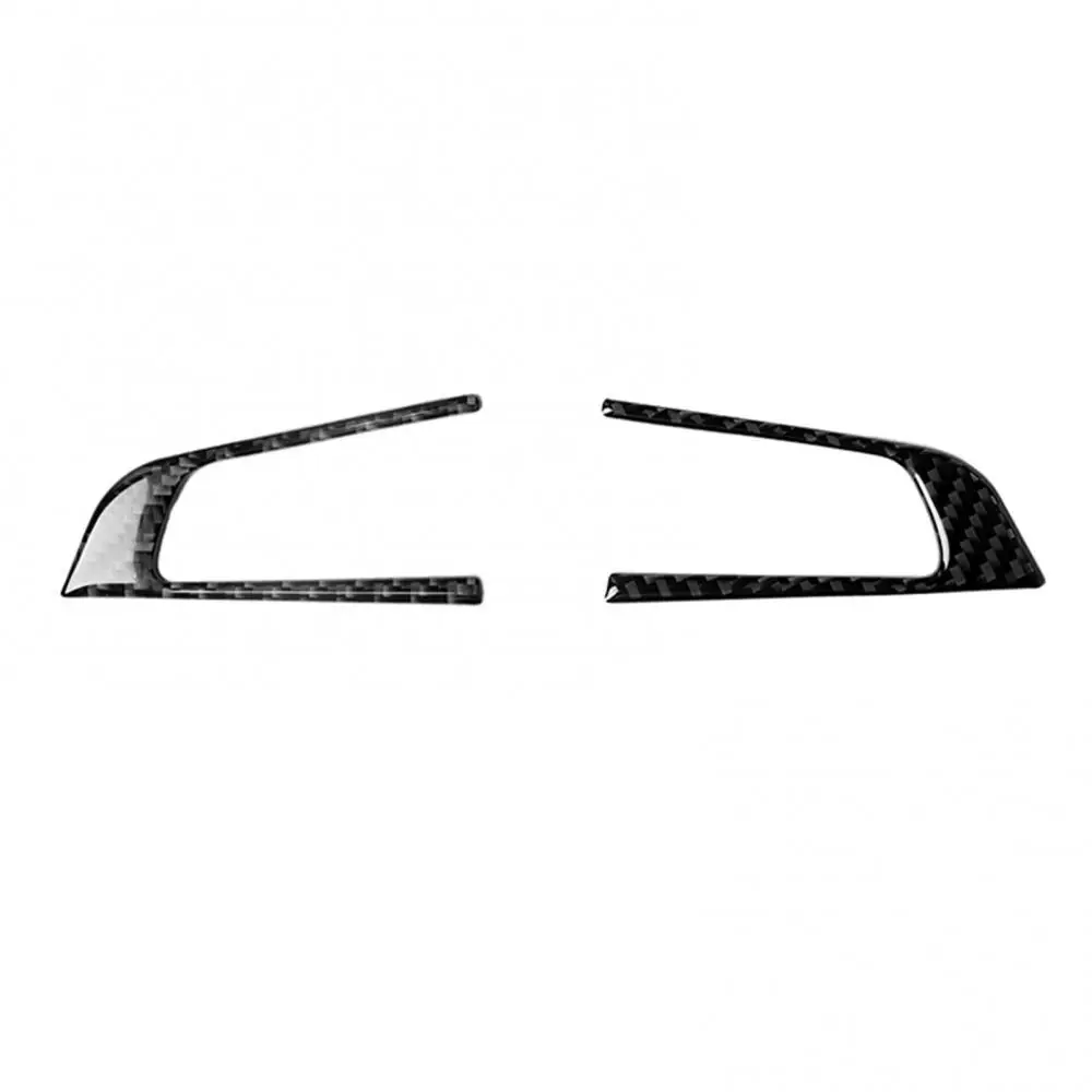 

2Pcs Auto Decor Steering Wheel Button Panel Stickers 17-19 Interior Accessories Car