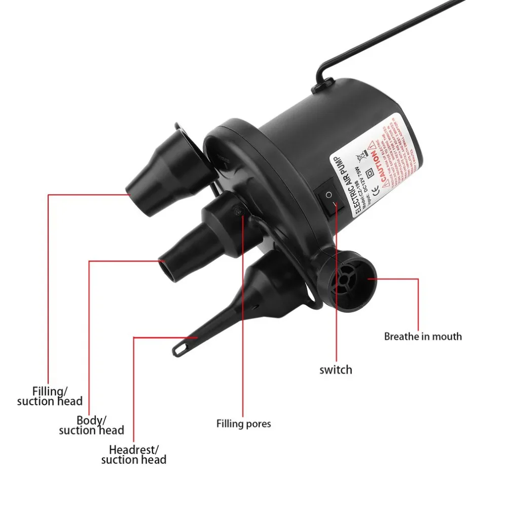 Новый Умный быстрозаполняющий электрический воздушный насос переменного тока