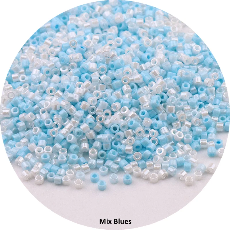 

2mm Uniform Oling Solid Delica Glass Beads Glossy Spacer Glass Bugle Seedbead For Jewelry Making Necklace Bracelet Diy Accessory