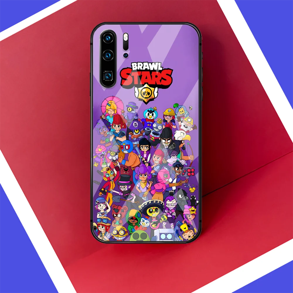 

Stars game Phone Glass Tempered Case Cover For Huawei Mate P 10 20 30 40 Lite Pro Smart Z 2019 Hoesjes Phone case Luxury