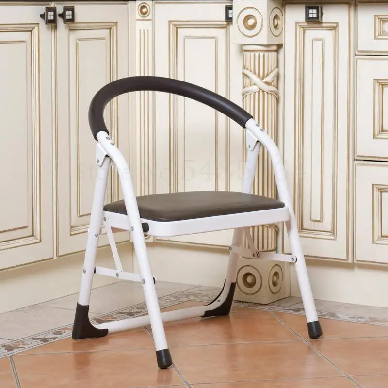 Однослойное кресло лестница для дома складной офисный стул двойного назначения