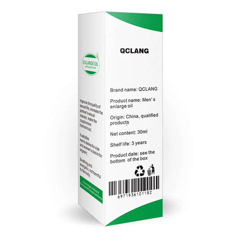 Крем для увеличения пениса QCLANG гель с эфирным маслом помогает мужскому росту