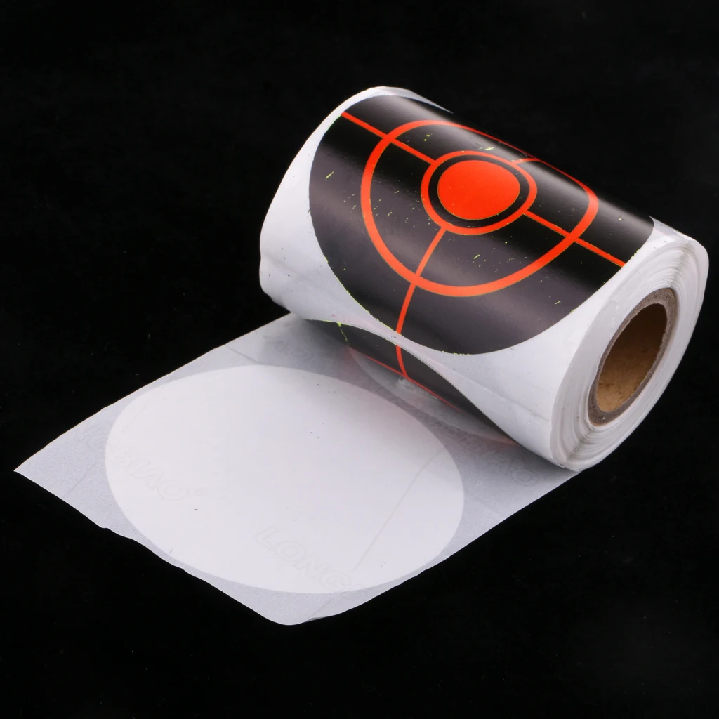 100 шт. черно красные наклейки для стрельбы 3 &quotклейкая Бумага целевые показатели