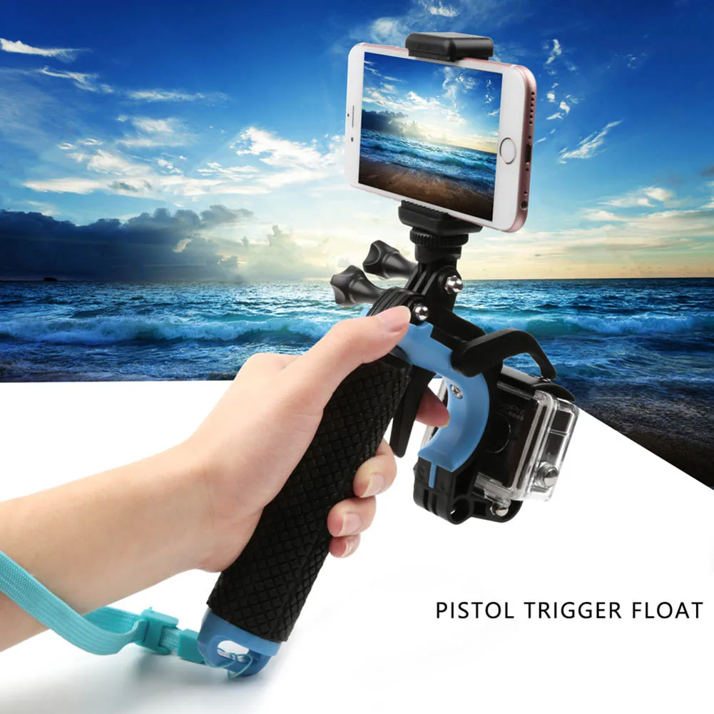 1 комплект кронштейн для телефона Дайвинг плавающая палка триггер пистолет Gopro