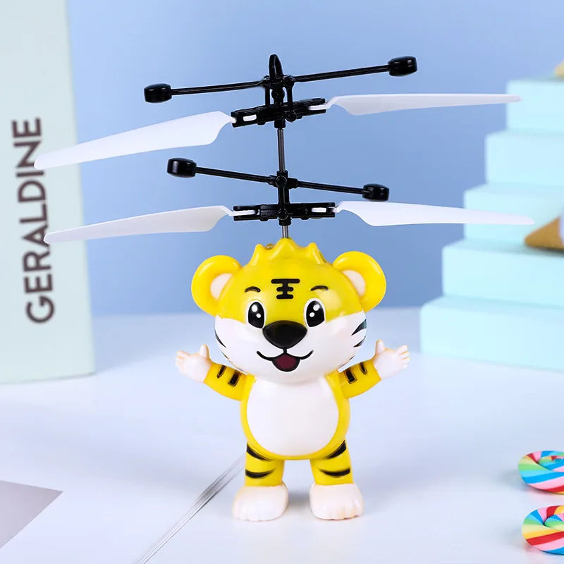 

Induction Aircraft Intelligent Suspended Tiger Gesture Sensing New Strange Children's Toys