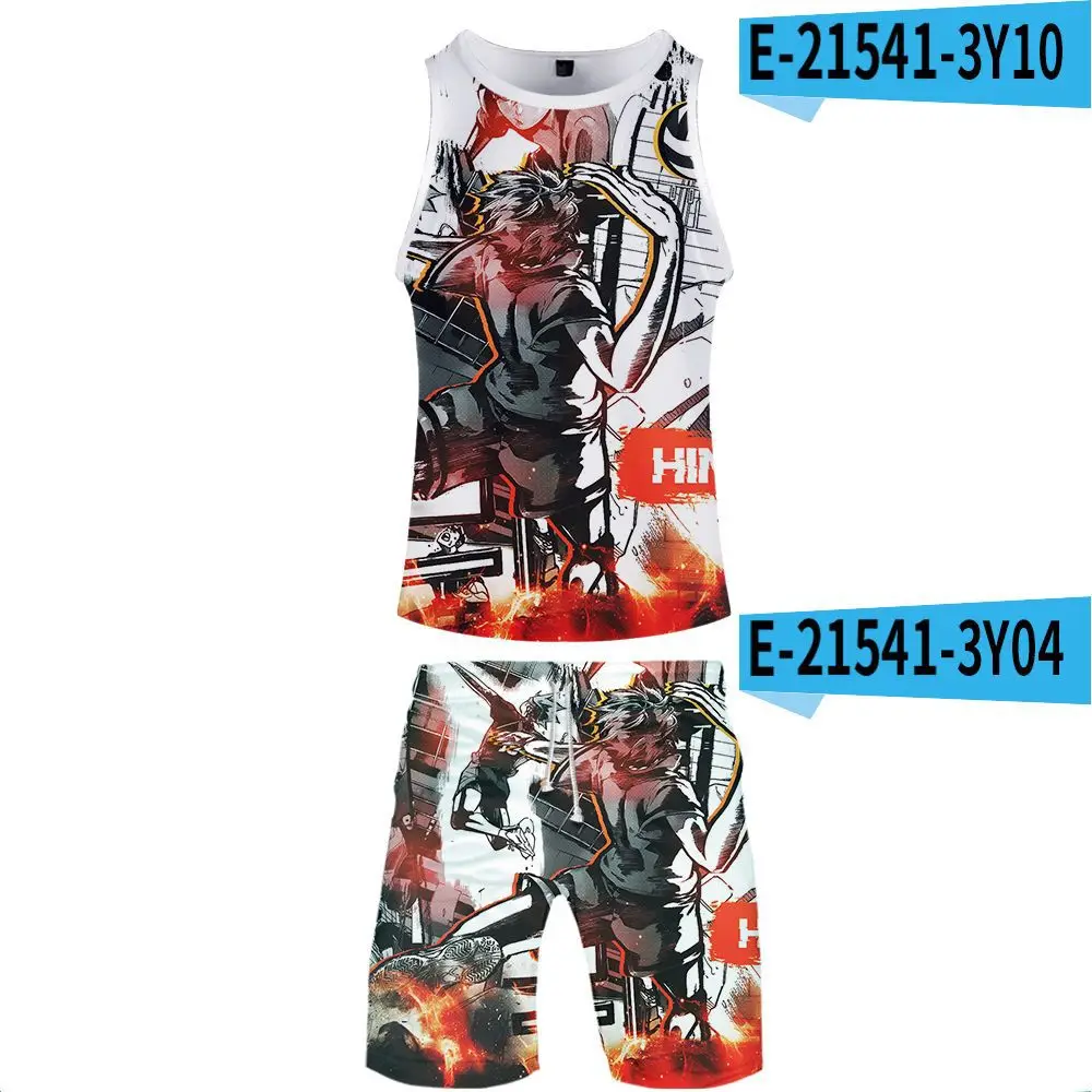 

Haikyu!! Haikyuu Cosplay Costume Jerseys High School Volleyball Club Hinata Shoyo Sportswear Shirt Knee Pads