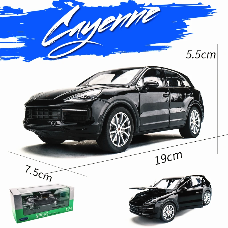 Модель автомобиля WELLY 1:24 Porsche Cayenne из турбо сплава Декоративные Коллекционные