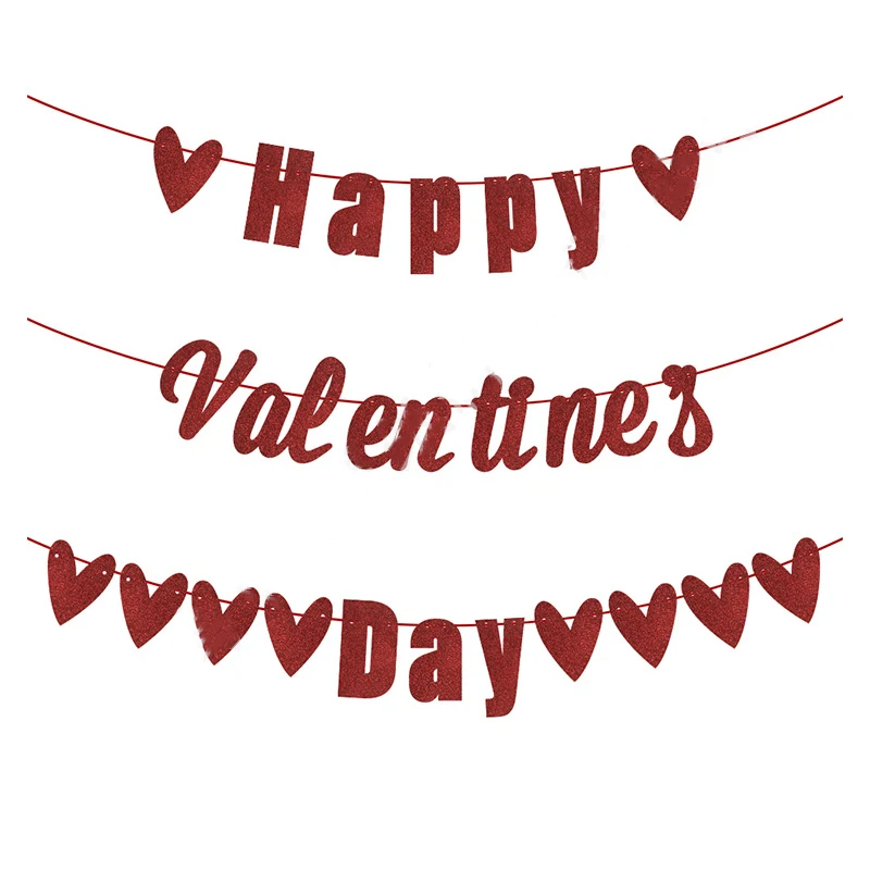 

Happpy, баннер на День святого Валентина с любовным сердцем 2022, вечеринка на День святого Валентина, предложение на свадьбу