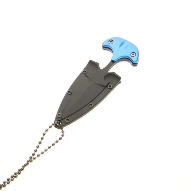 

Multifunctional mini self-defense hanging knife necklace portable outdoor camping rescue survival tool portable tea knife
